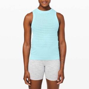 Lululemon Breeze By Muscle Tank‎ II Squad in Sea Frost